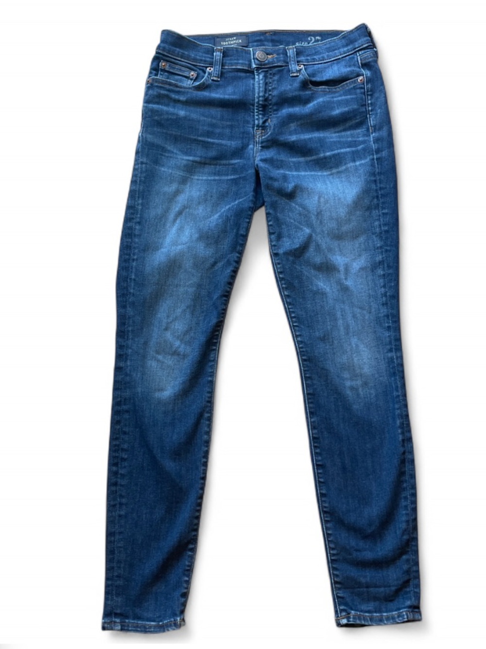 J.‎ Crew Indigo Toothpick Skinny Jeans